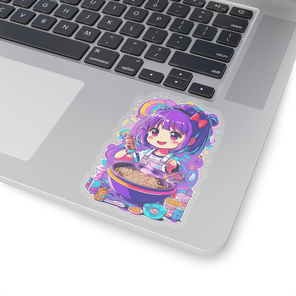 Noodle Girl 002 Kiss-Cut Stickers