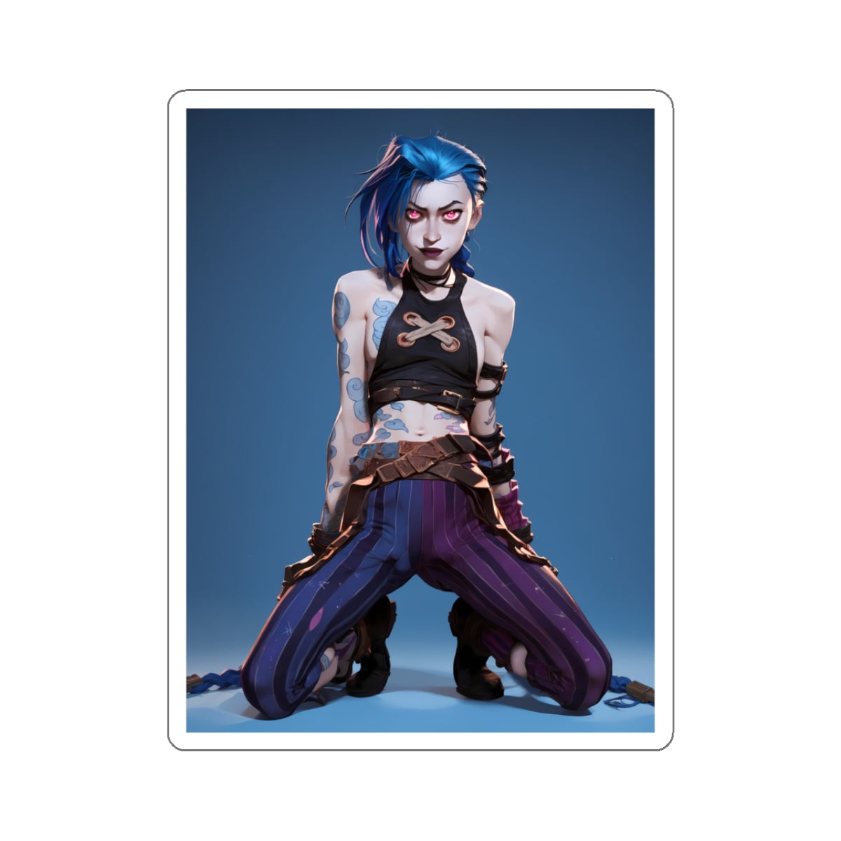 Jinx - Arcane - Anime Stickers-1200 - Kiss-Cut Stickers