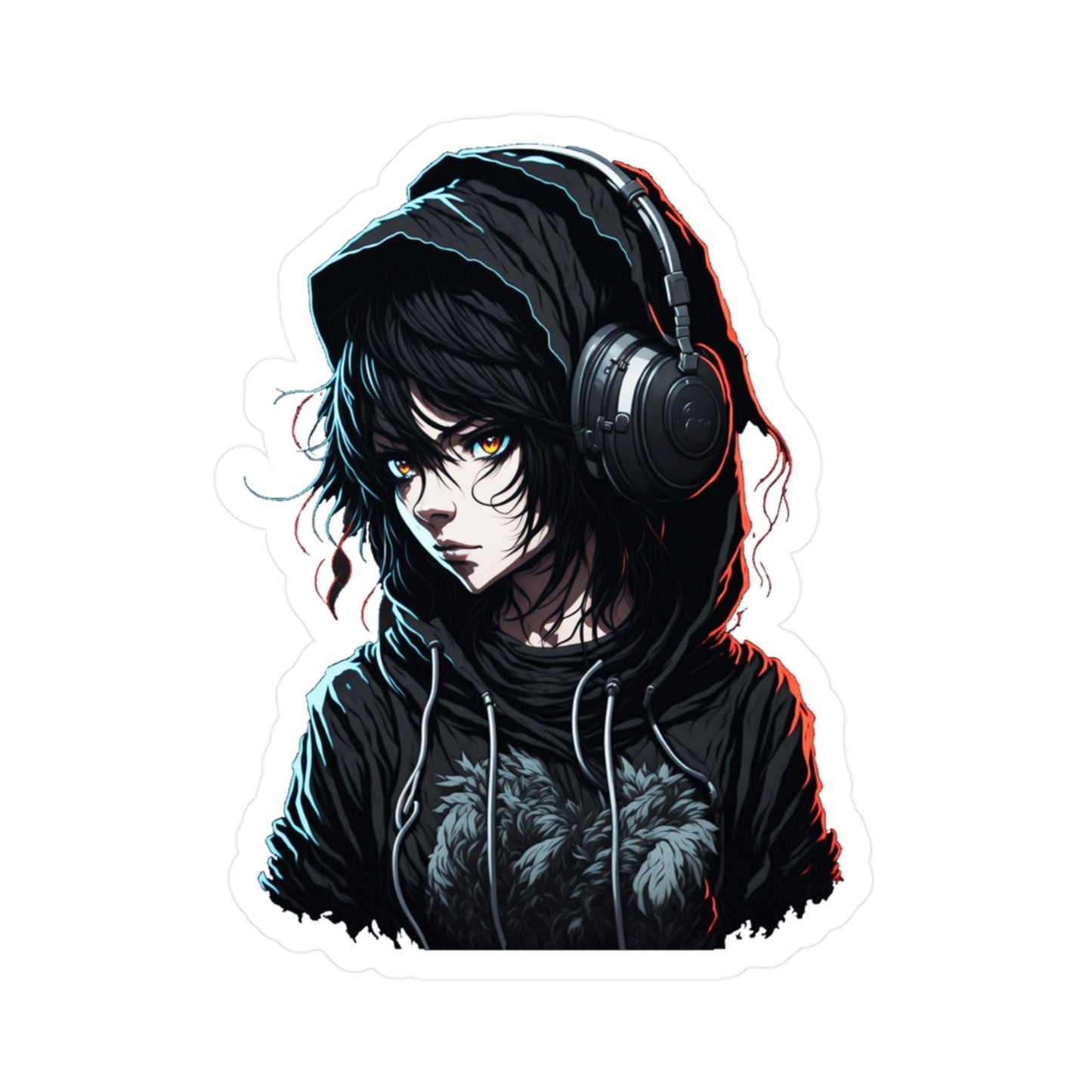 Emo Sticker010 - Kiss-Cut Vinyl Decals