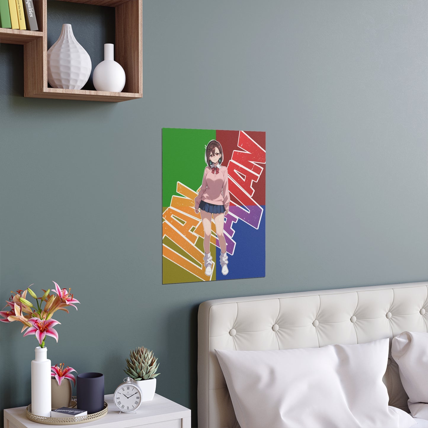 Momo Ayase - DanDaDan - Indoor and Outdoor Silk Posters