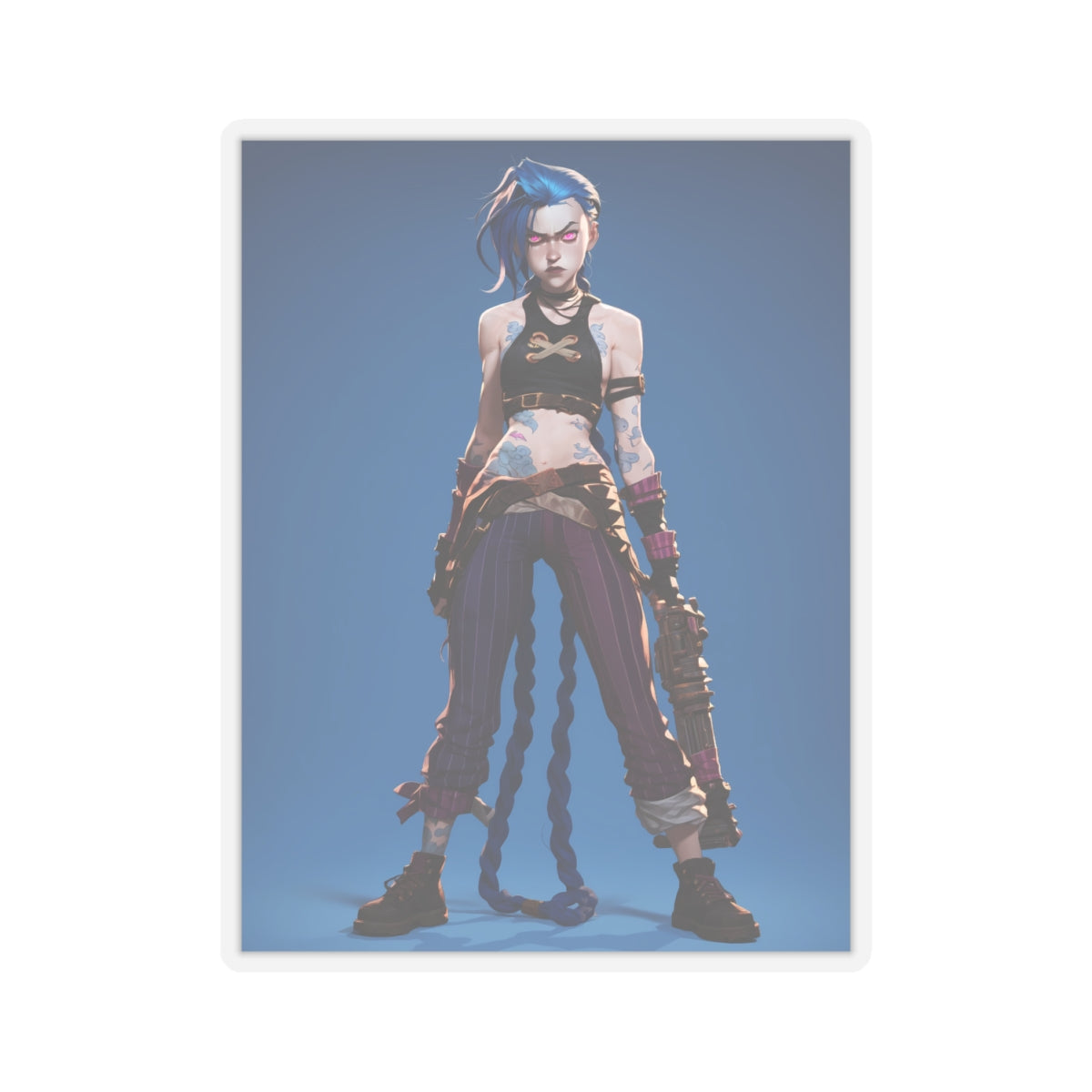 Jinx - Arcane - Anime Stickers-1199 - Kiss-Cut Stickers