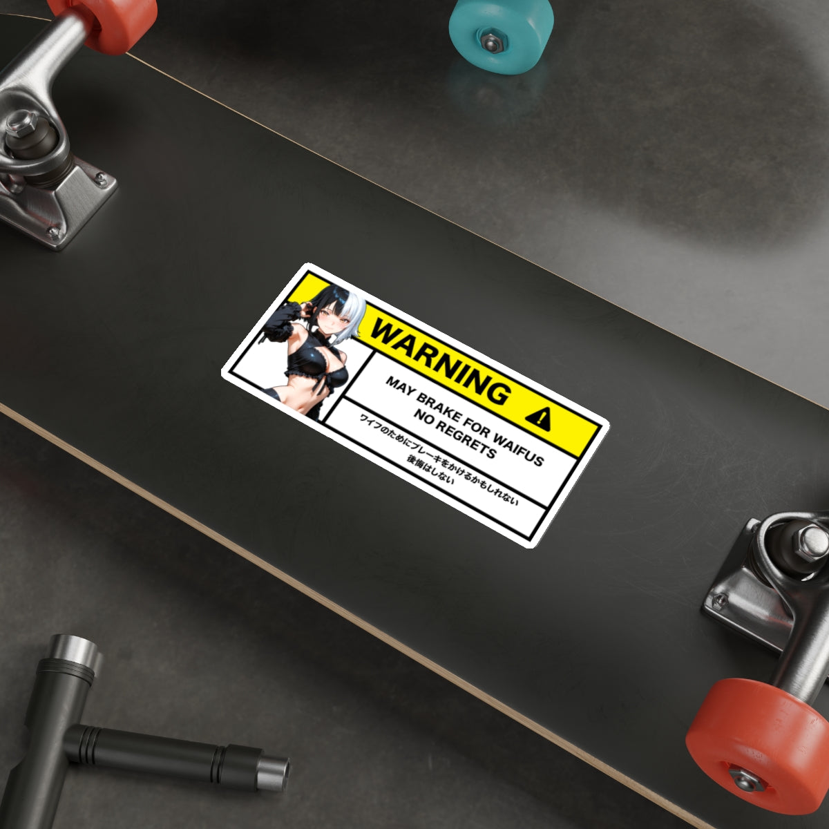 May Brake For Waifus | Anime Warning Stickers | Otaku Car and Laptop Decals - AdehnoryGifts