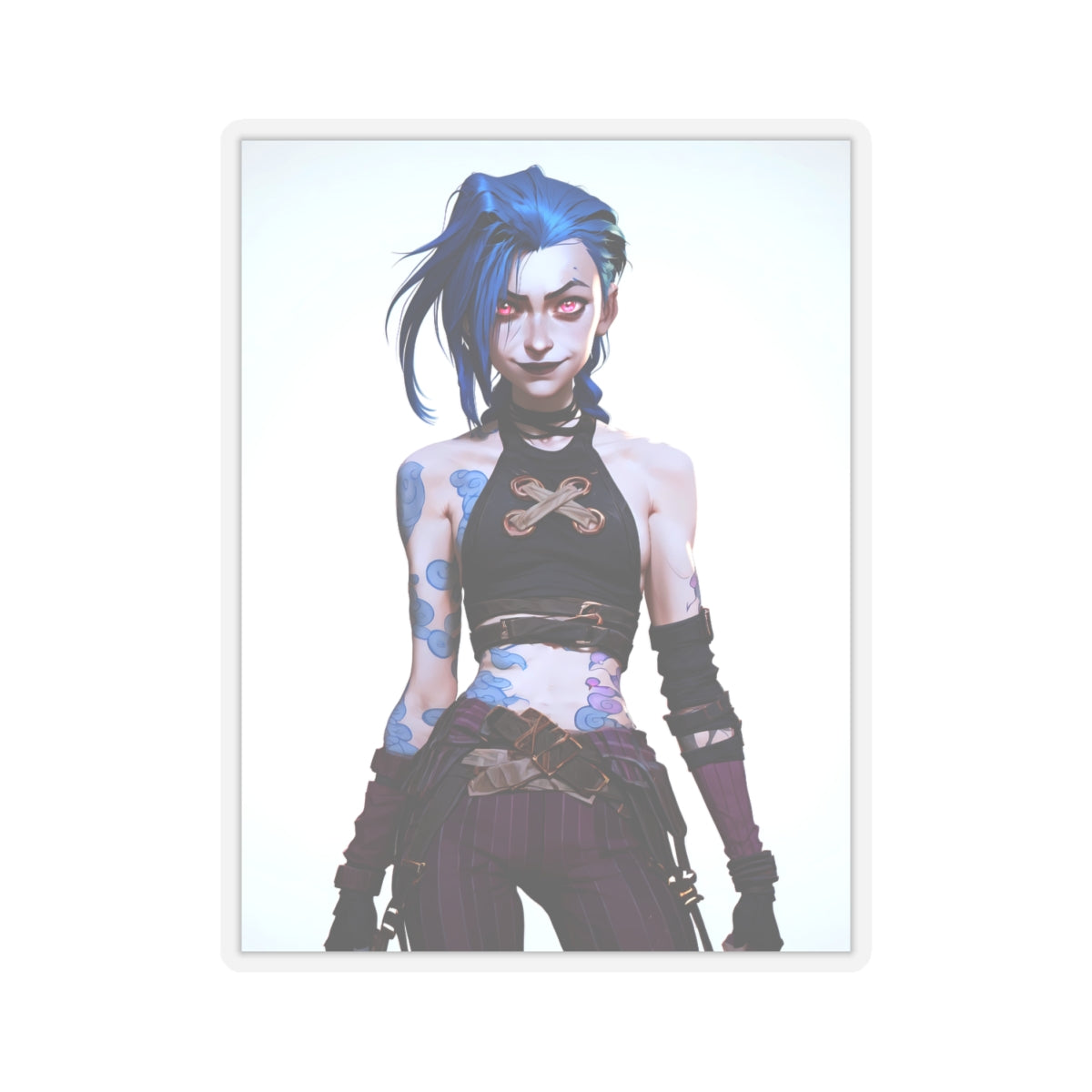 Jinx - Arcane - Anime Stickers-1187 - Kiss-Cut Stickers