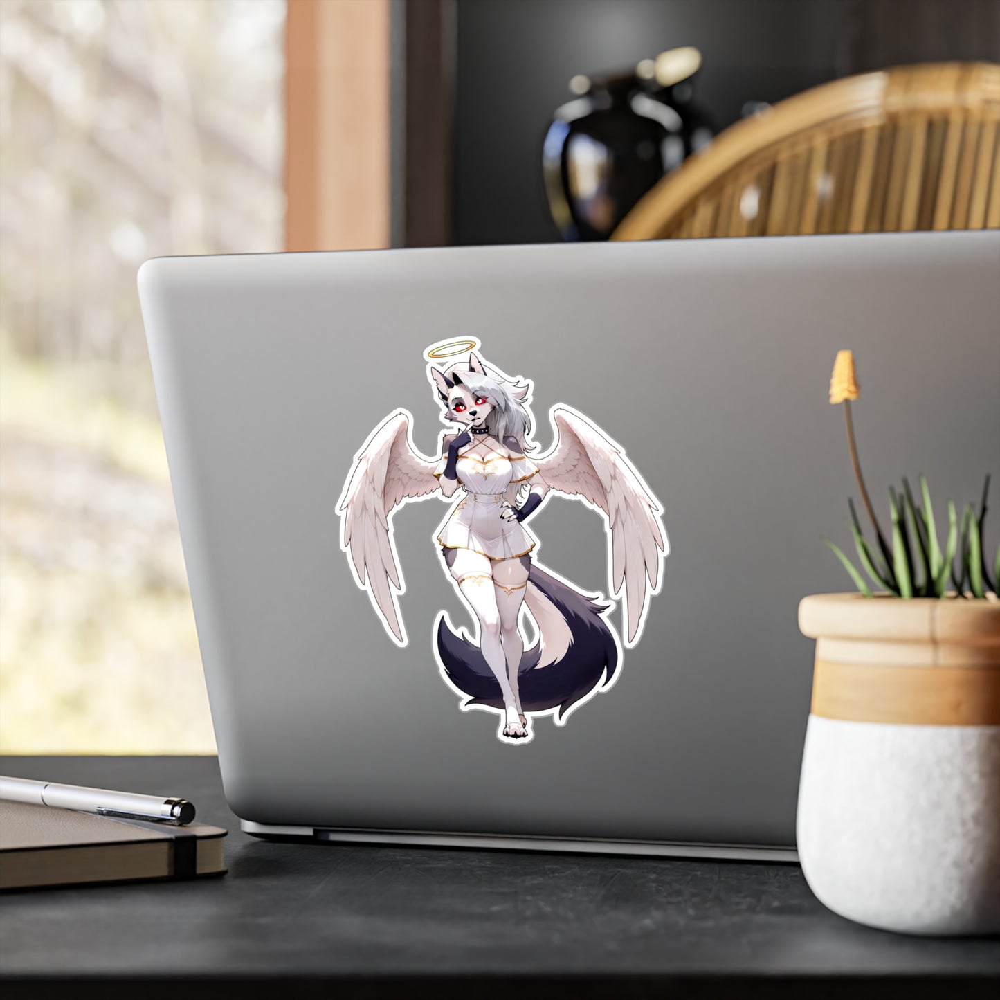 Loona Angel001 - Anime Waifu DieCut Stickers