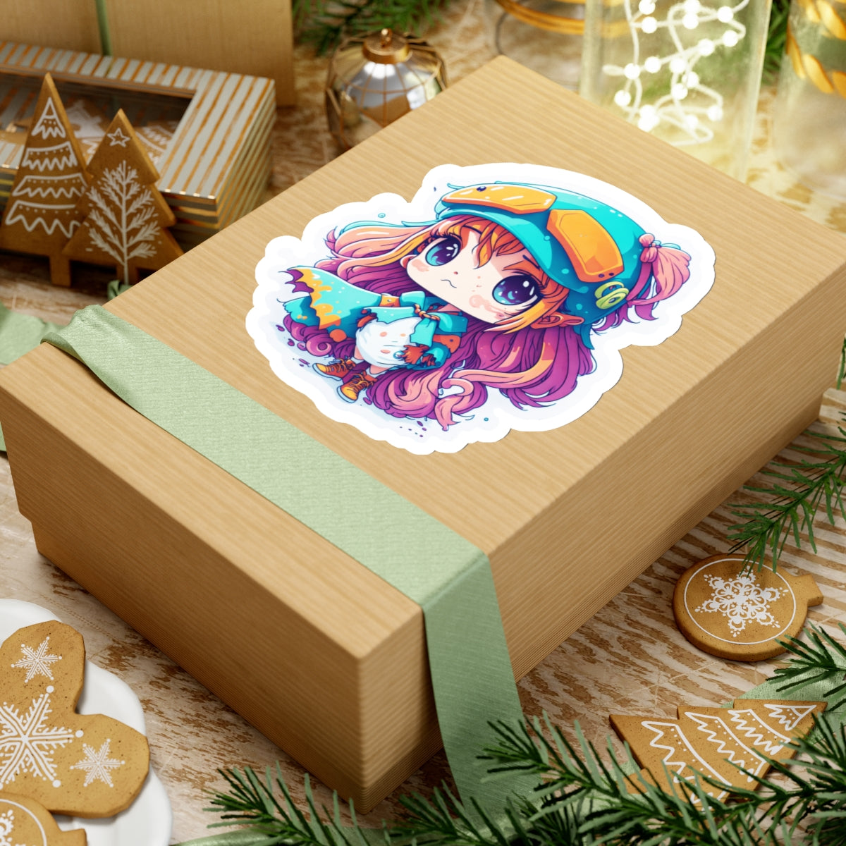 Squid Girl 003 Kiss-Cut Stickers