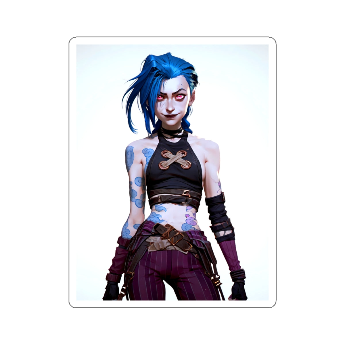 Jinx - Arcane - Anime Stickers-1187 - Kiss-Cut Stickers