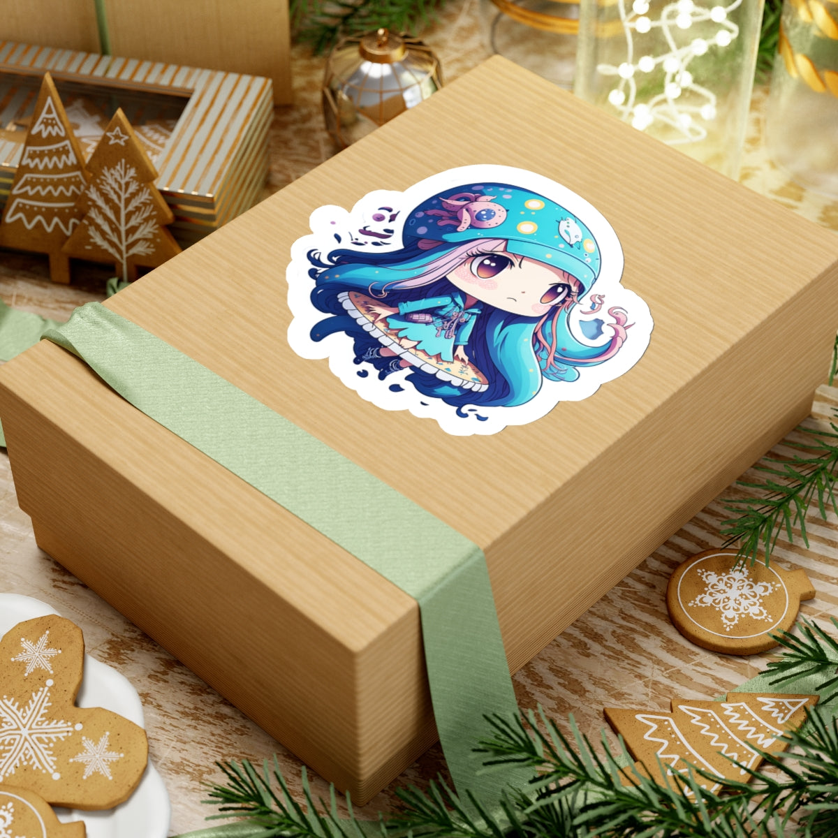 Squid Girl 002 Kiss-Cut Stickers