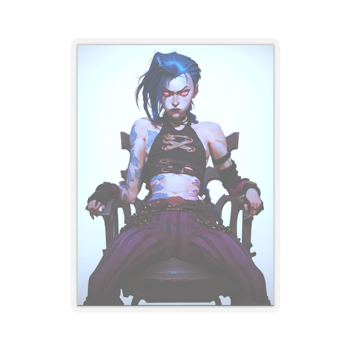 Jinx - Arcane - Anime Stickers-1197 - Kiss-Cut Stickers