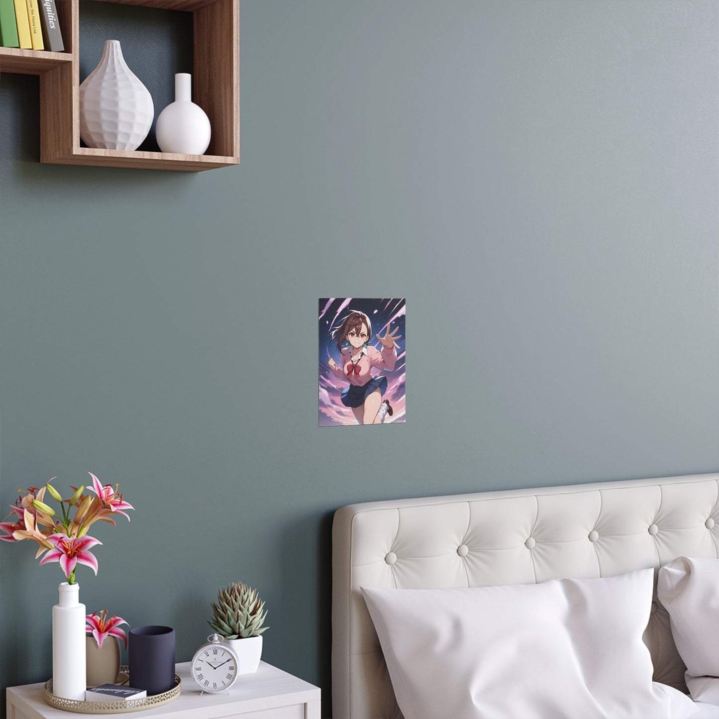 Momo Ayase - DanDaDan - Indoor and Outdoor Silk Posters