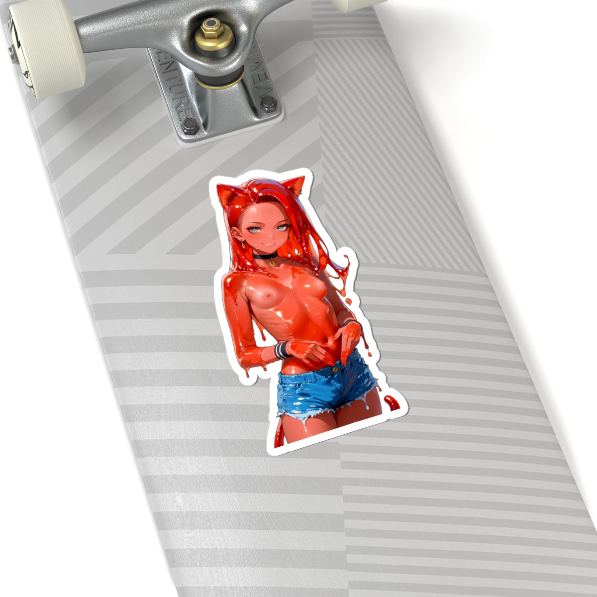 Window Decals1378 - Slime Girl - NSFW - Kiss-Cut Stickers