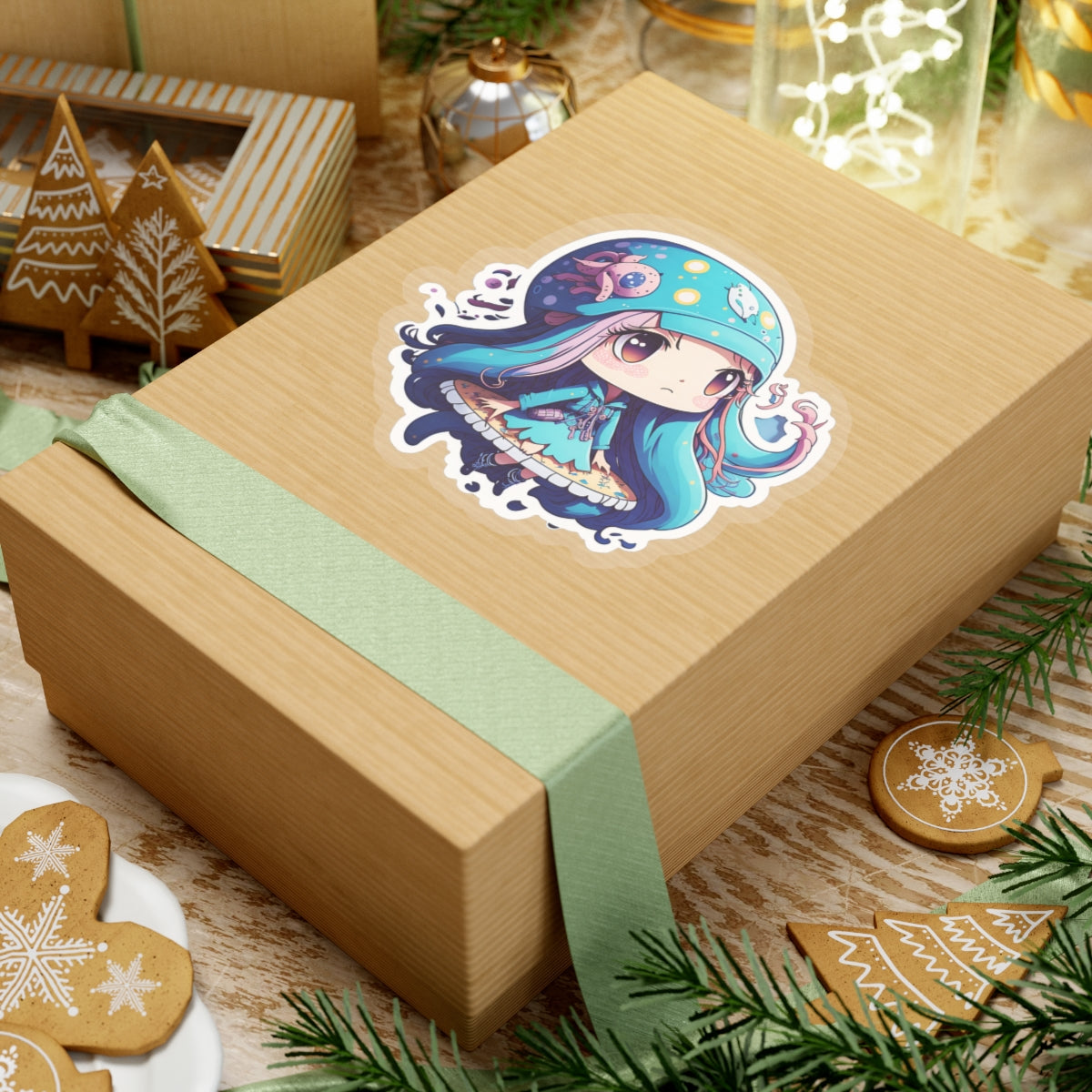 Squid Girl 002 Kiss-Cut Stickers