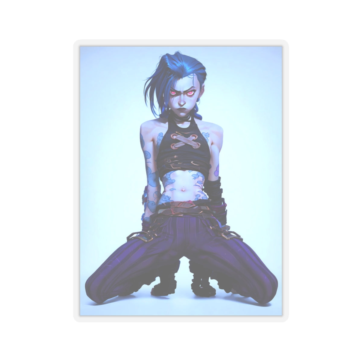 Jinx - Arcane - Anime Stickers-1198 - Kiss-Cut Stickers