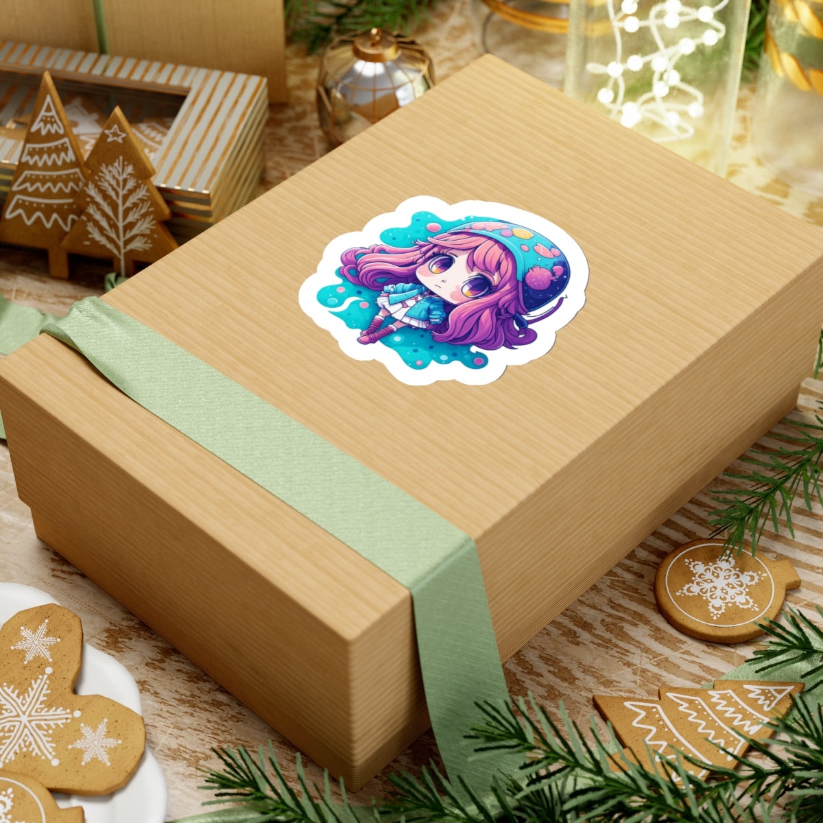 Squid Girl 001 Kiss-Cut Stickers
