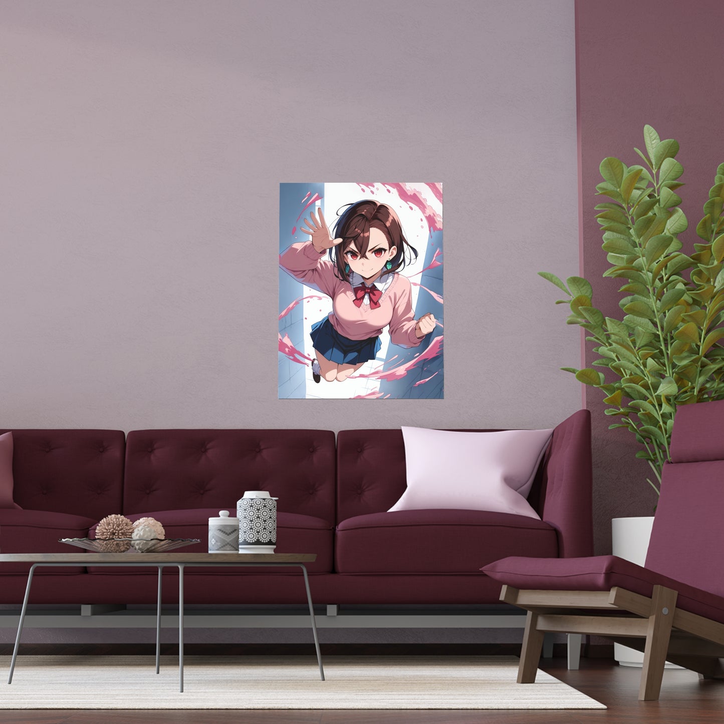 Momo Ayase - DanDaDan - Indoor and Outdoor Silk Posters