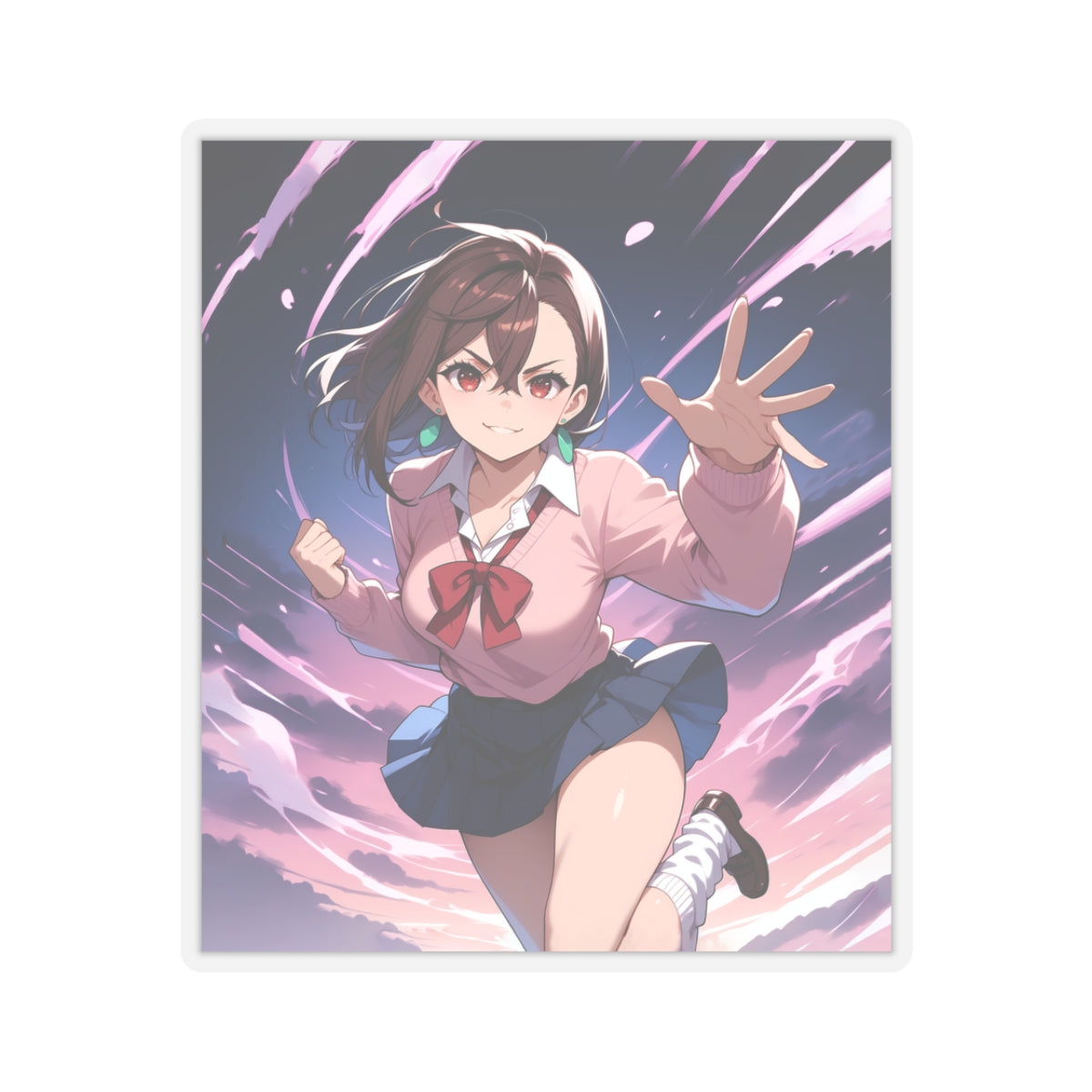 Momo Ayase - Anime Stickers-1180 - Kiss-Cut Stickers