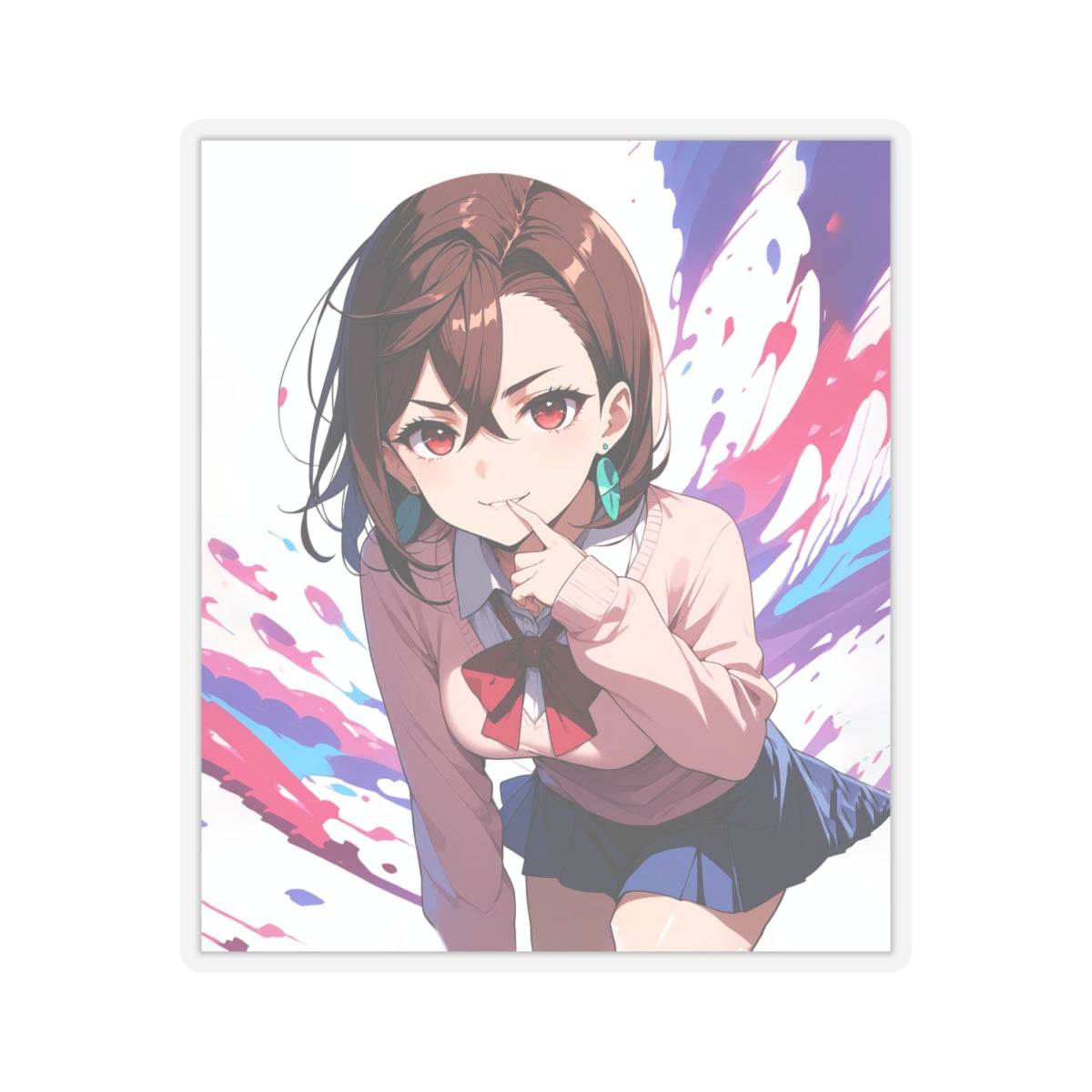 Momo Ayase - Anime Stickers-1182 - Kiss-Cut Stickers