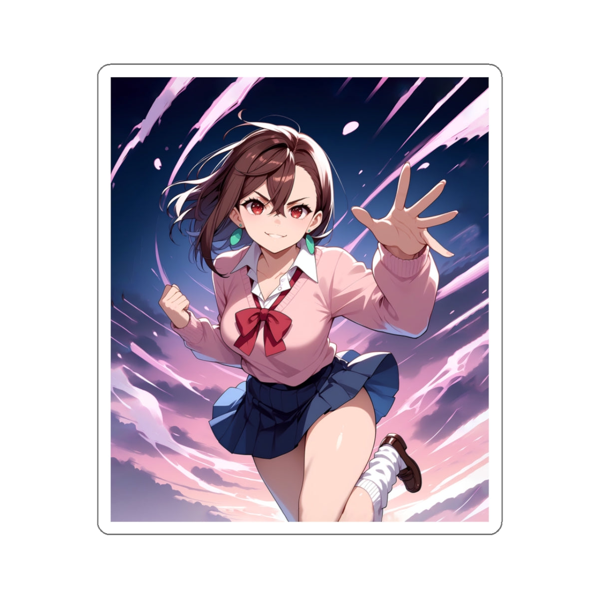 Momo Ayase - Anime Stickers-1180 - Kiss-Cut Stickers