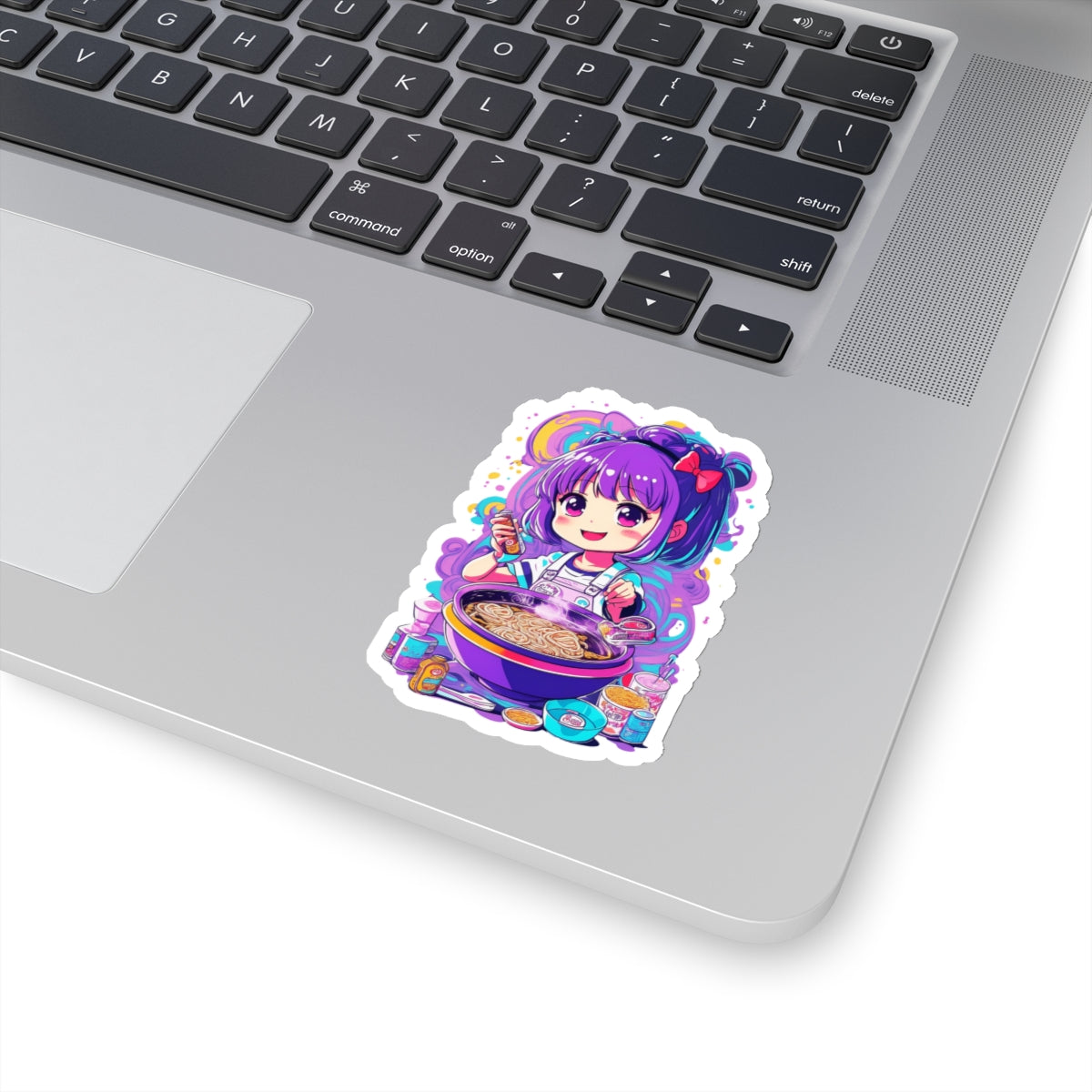 Noodle Girl 002 Kiss-Cut Stickers