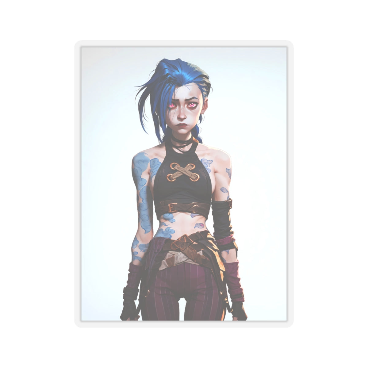 Jinx - Arcane - Anime Stickers-1189 - Kiss-Cut Stickers