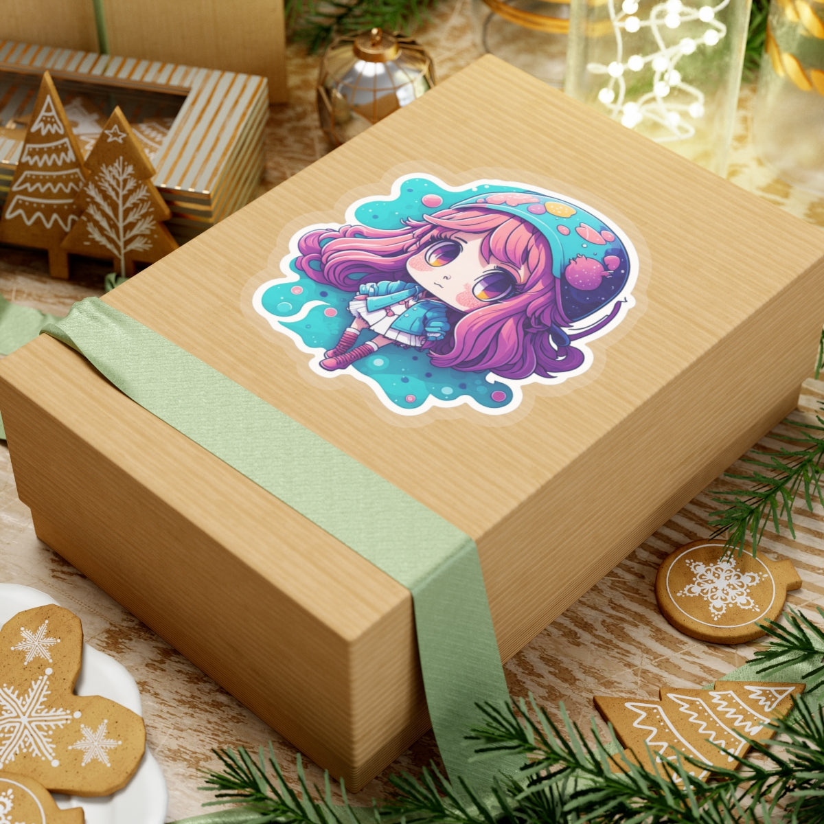 Squid Girl 001 Kiss-Cut Stickers