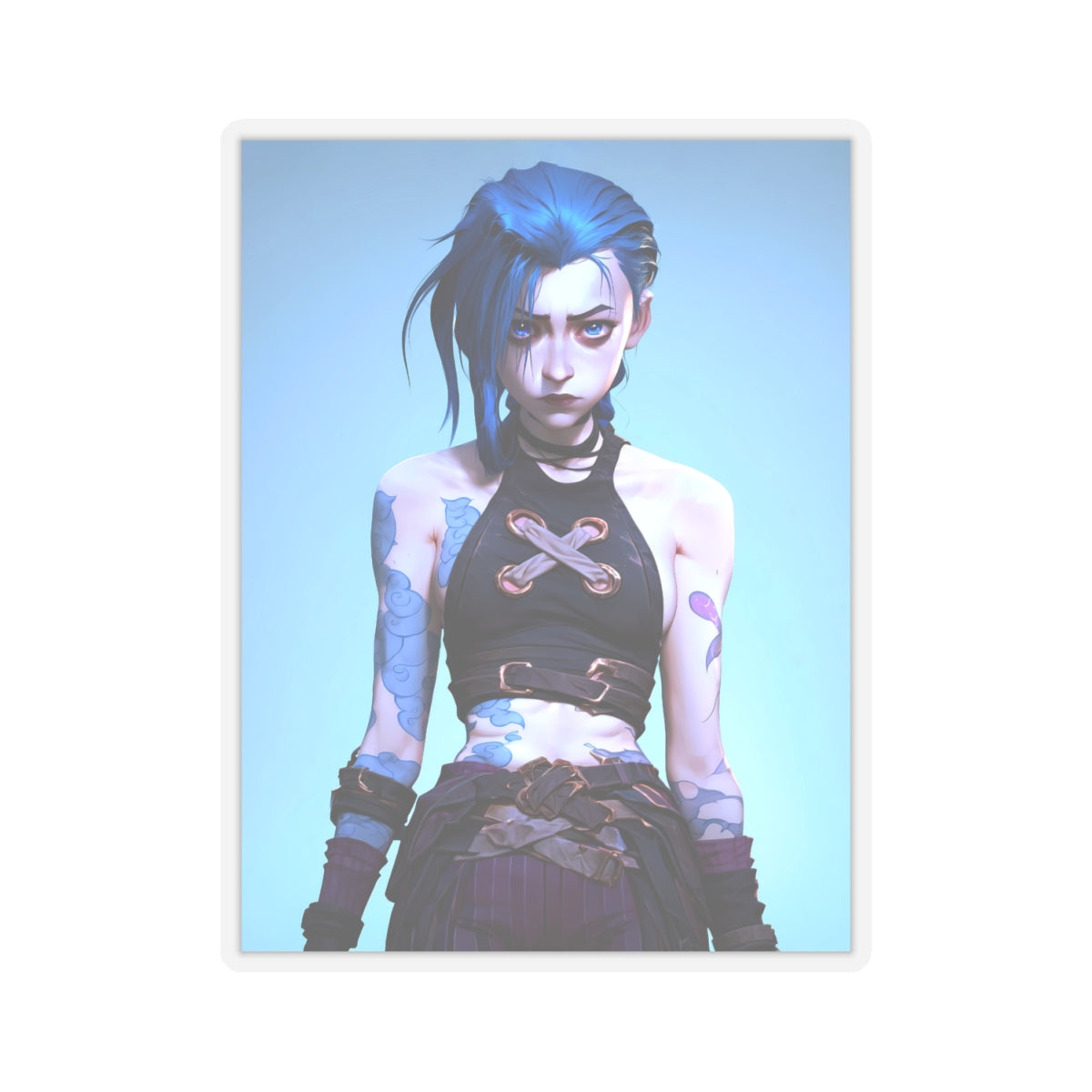 Jinx - Arcane - Anime Stickers-1191 - Kiss-Cut Stickers