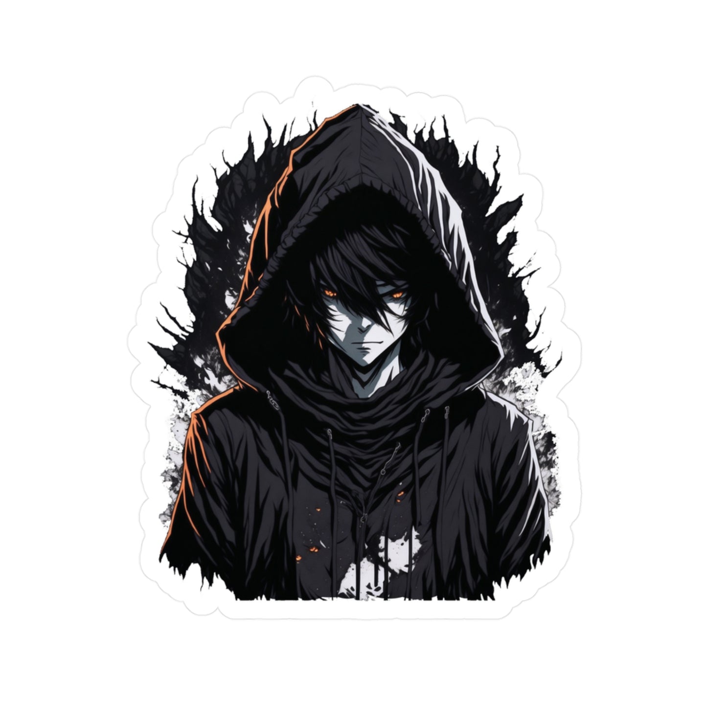 Emo Sticker007 - Kiss-Cut Vinyl Decals