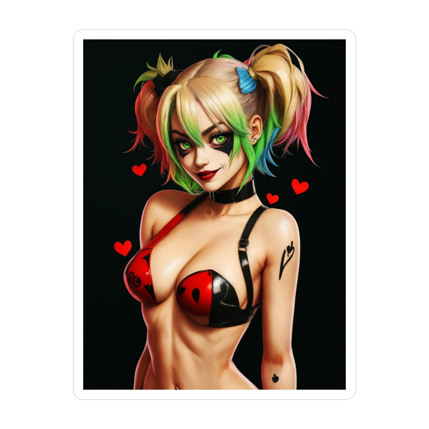 Anime Sticker553 - Harley - Kiss-Cut Vinyl Decals - AdehnoryGifts