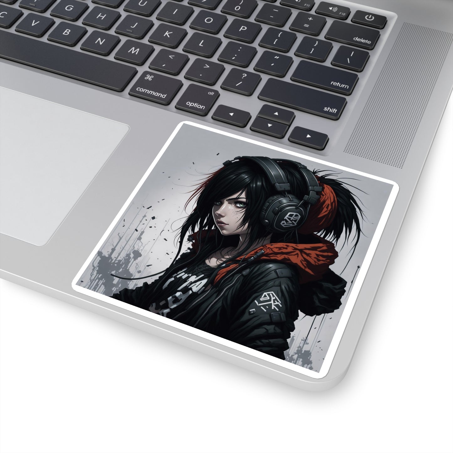 Emo girl002 - Square Stickers
