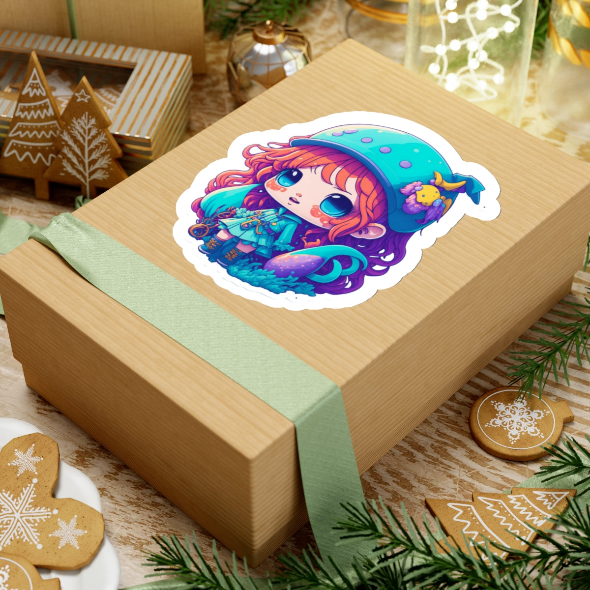 Squid Girl 004 Kiss-Cut Stickers