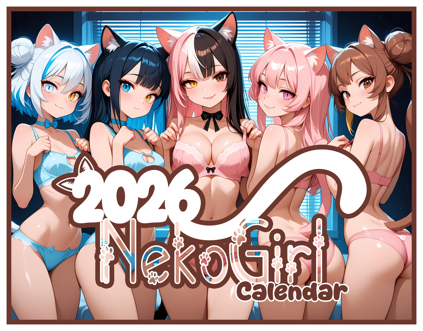 2026 Neko Girl Calendar Vol. 3