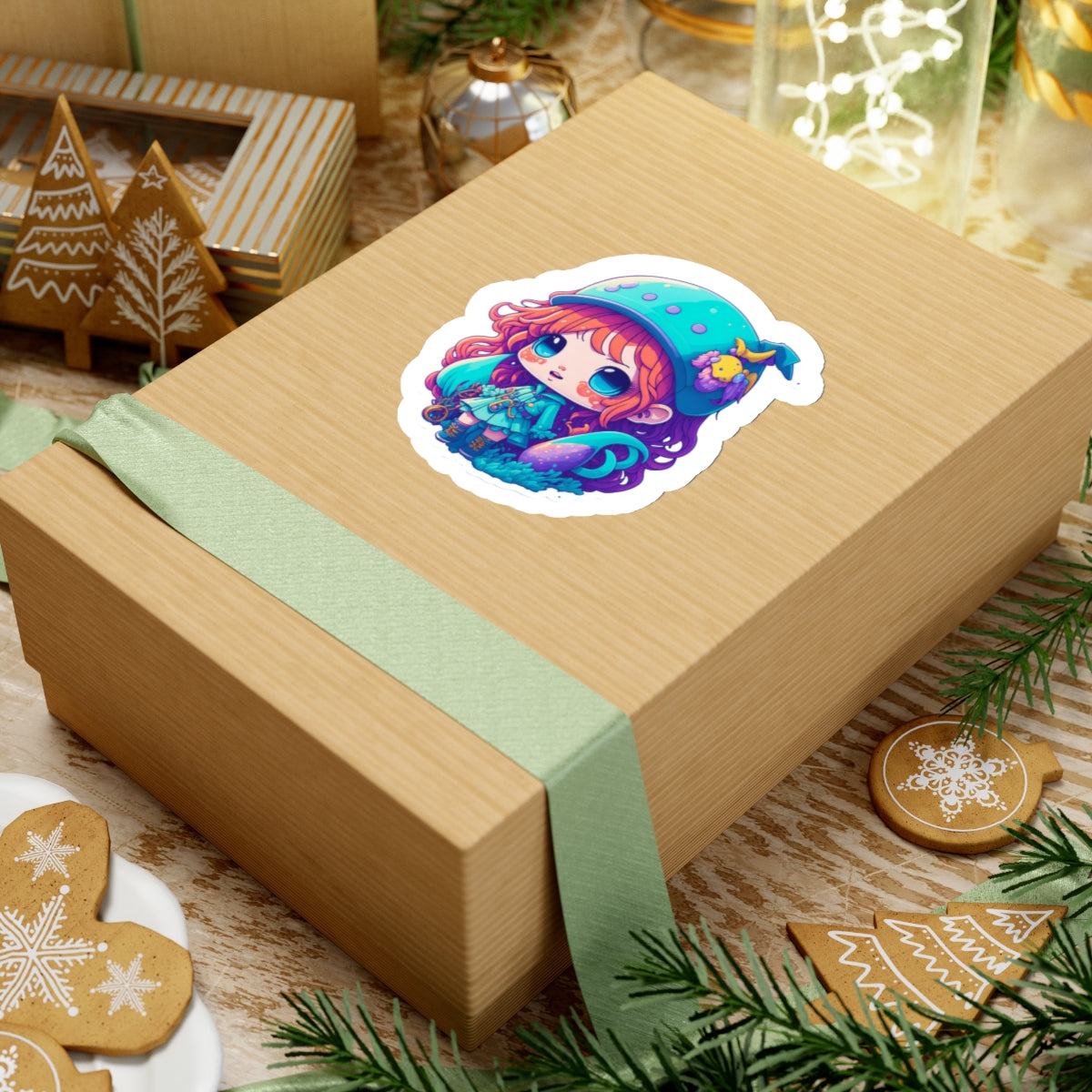 Squid Girl 004 Kiss-Cut Stickers