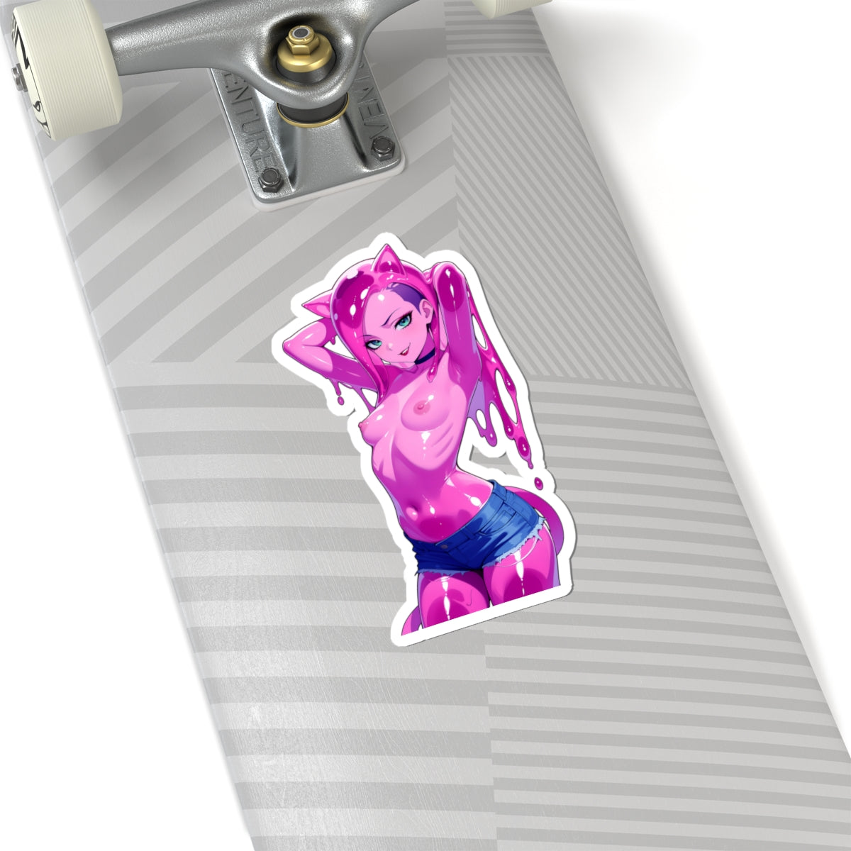 Window Decals1385 - Slime Girl - NSFW - Kiss-Cut Stickers