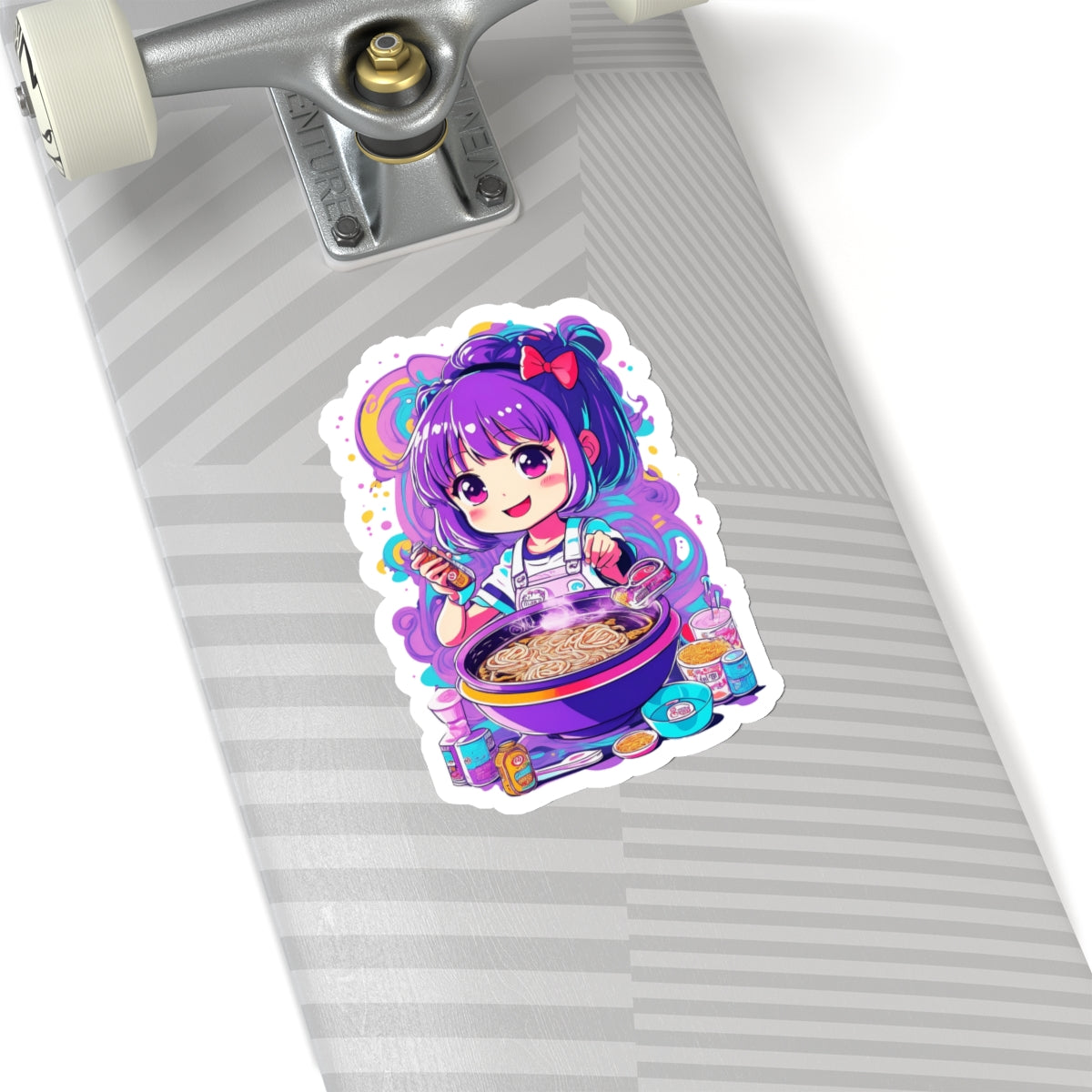 Noodle Girl 002 Kiss-Cut Stickers