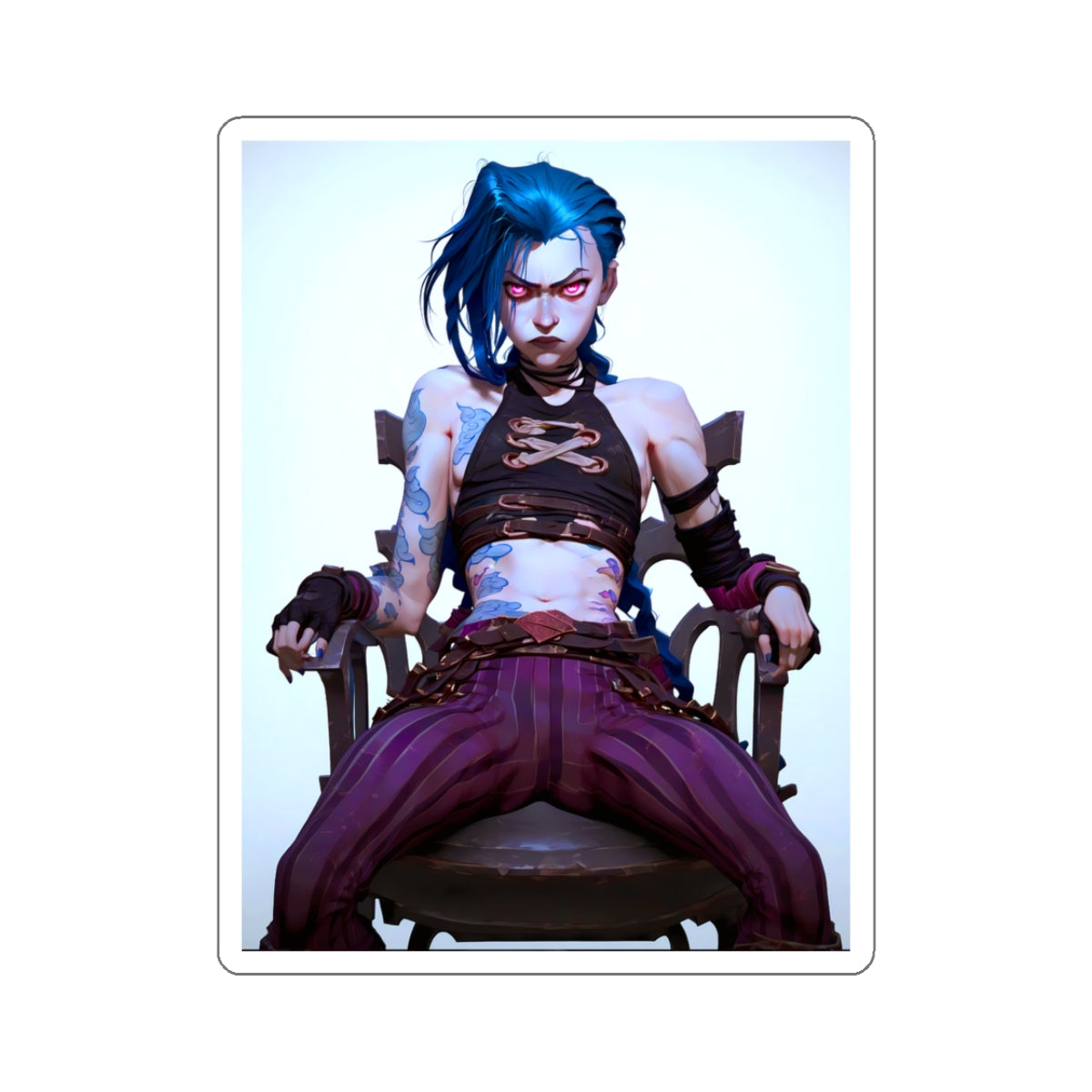 Jinx - Arcane - Anime Stickers-1197 - Kiss-Cut Stickers