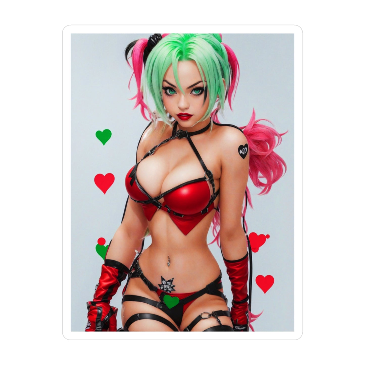 Anime Sticker547 - Harley - Kiss-Cut Vinyl Decals - AdehnoryGifts