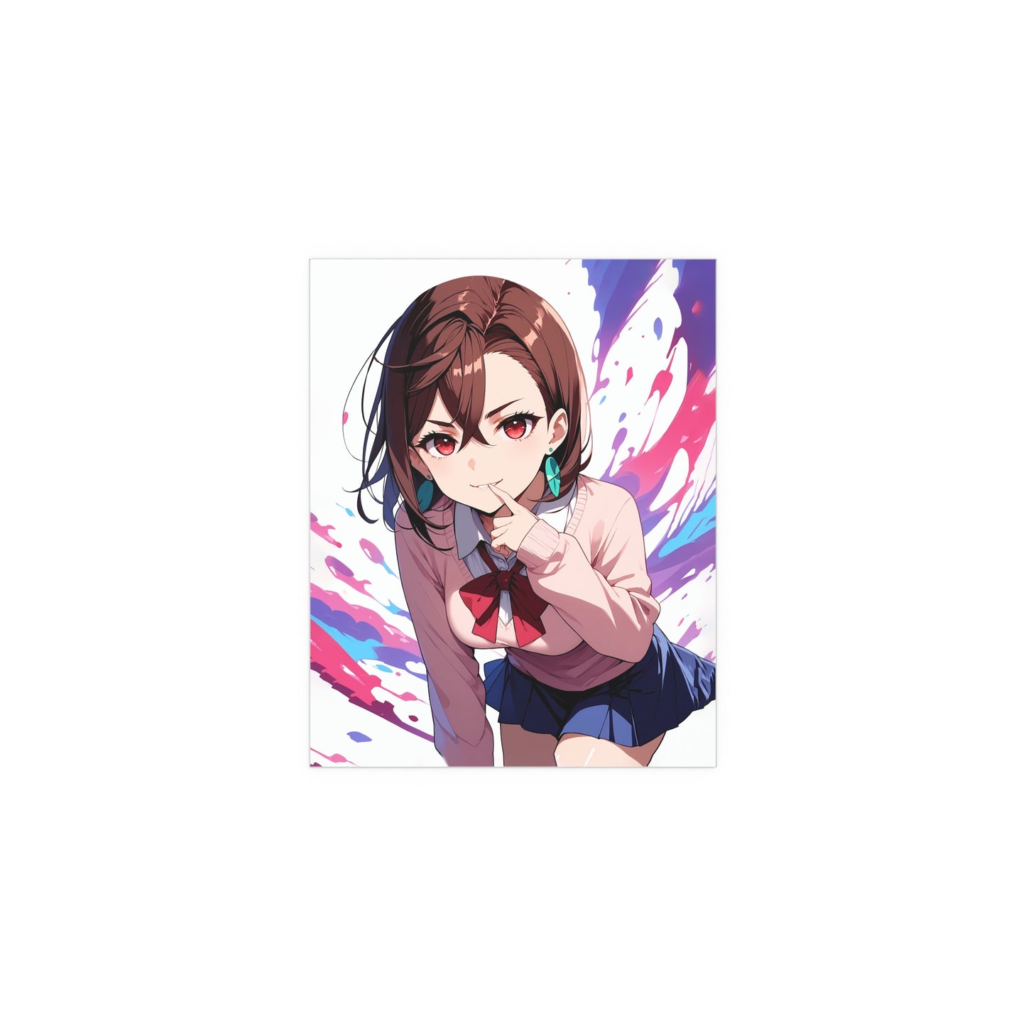 Momo Ayase - DanDaDan - Indoor and Outdoor Silk Posters