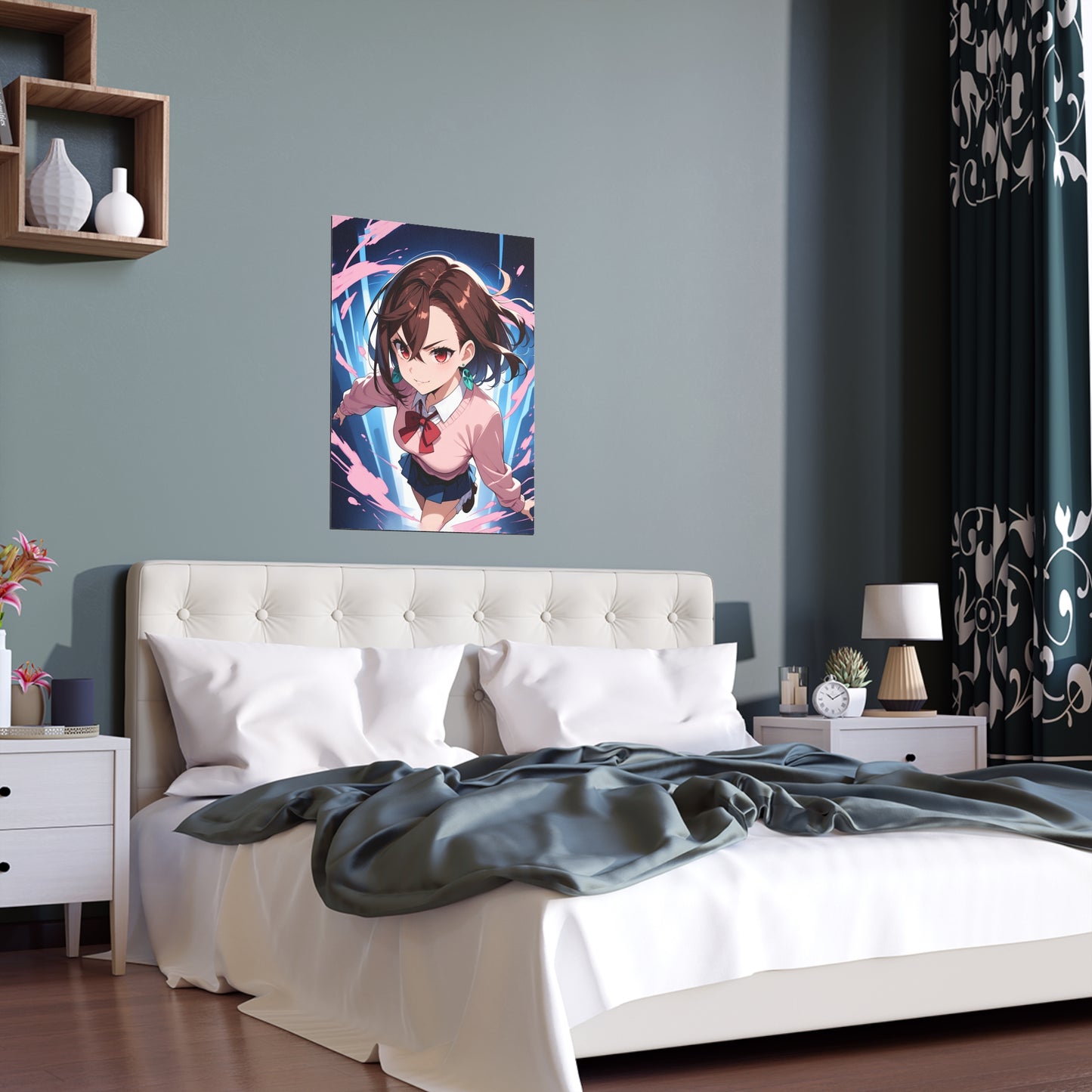 Momo Ayase - DanDaDan - Indoor and Outdoor Silk Posters