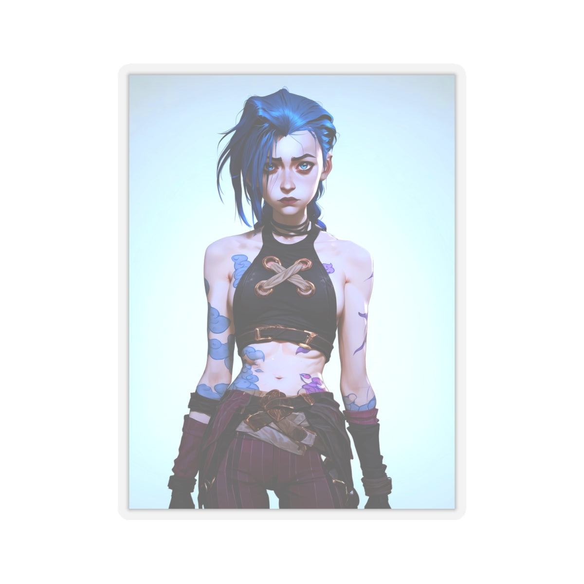 Jinx - Arcane - Anime Stickers-1190 - Kiss-Cut Stickers