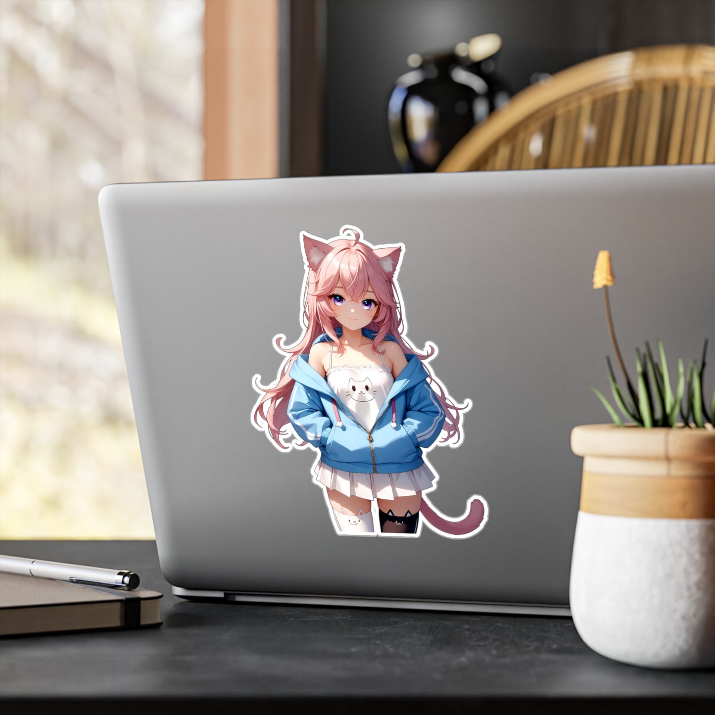 Nyatasha001 - Anime Waifu DieCut Stickers