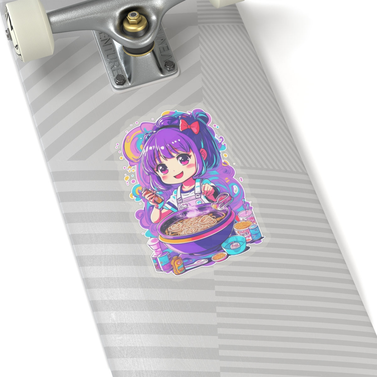 Noodle Girl 002 Kiss-Cut Stickers