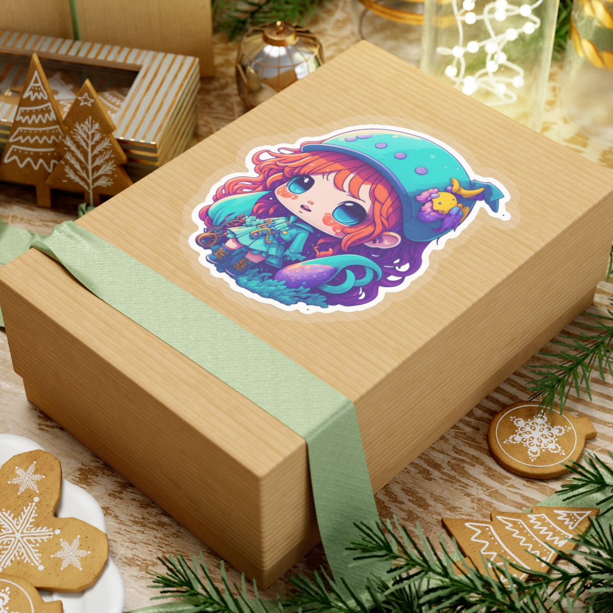 Squid Girl 004 Kiss-Cut Stickers
