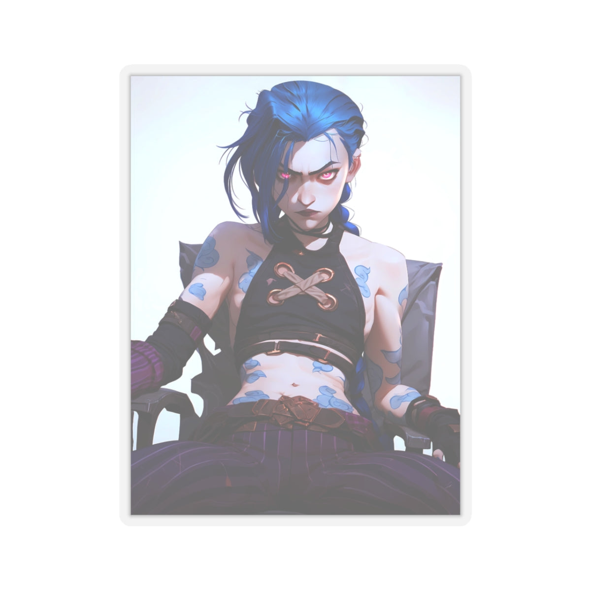 Jinx - Arcane - Anime Stickers-1196 - Kiss-Cut Stickers