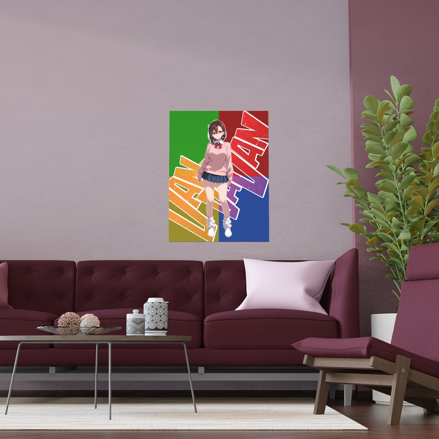 Momo Ayase - DanDaDan - Indoor and Outdoor Silk Posters