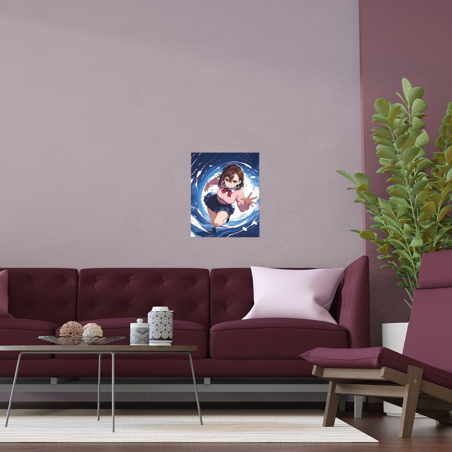 Momo Ayase - DanDaDan - Indoor and Outdoor Silk Posters