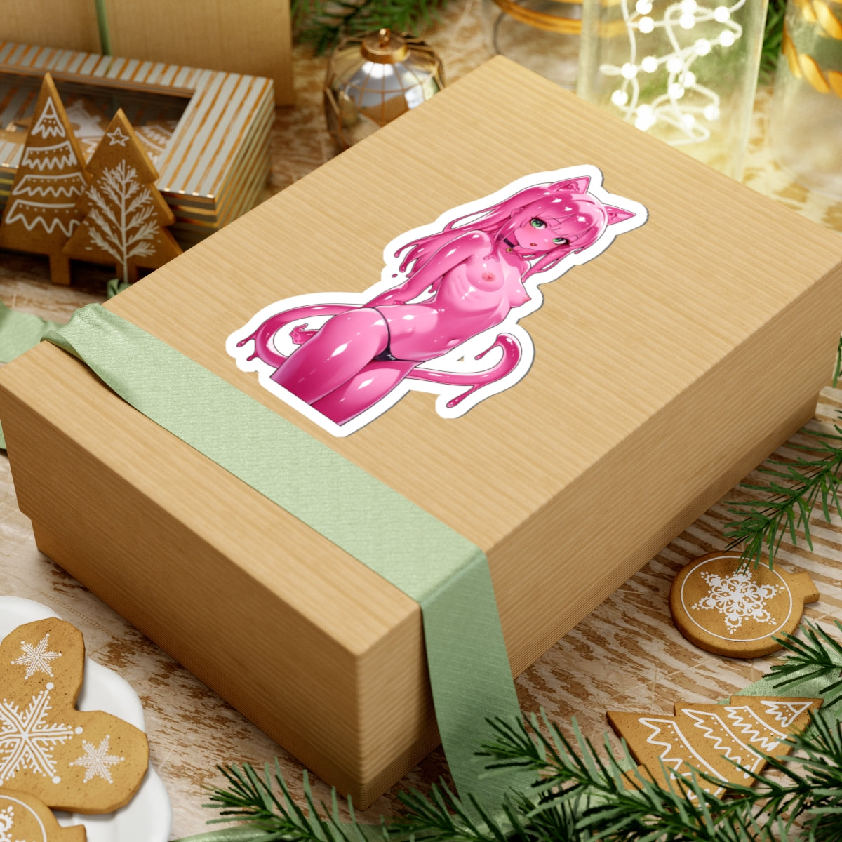 Window Decals1381 - Slime Girl - NSFW - Kiss-Cut Stickers