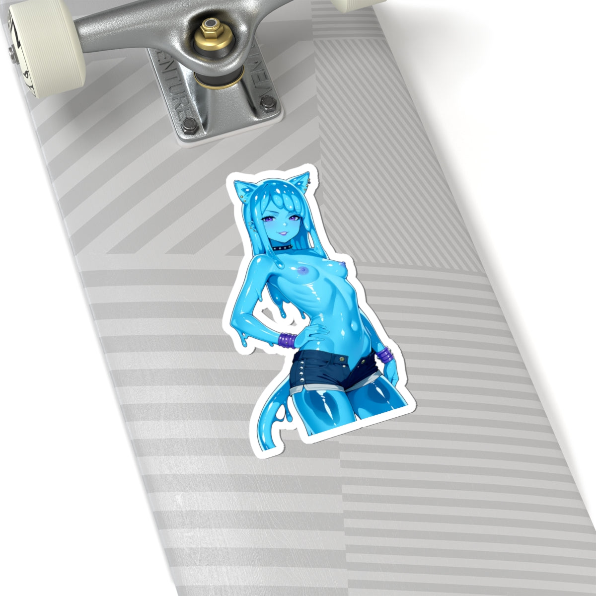 Window Decals1384 - Slime Girl - NSFW - Kiss-Cut Stickers