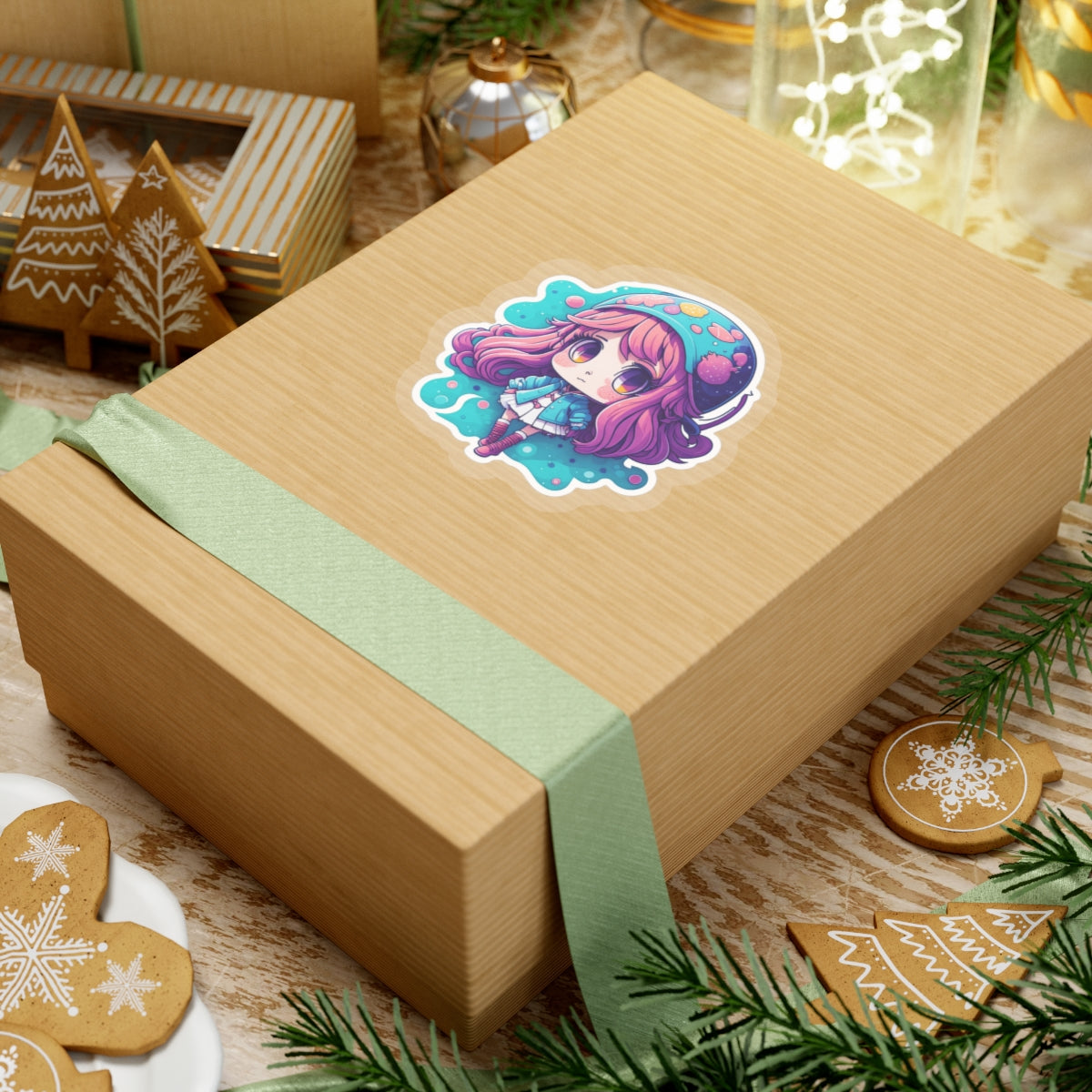 Squid Girl 001 Kiss-Cut Stickers