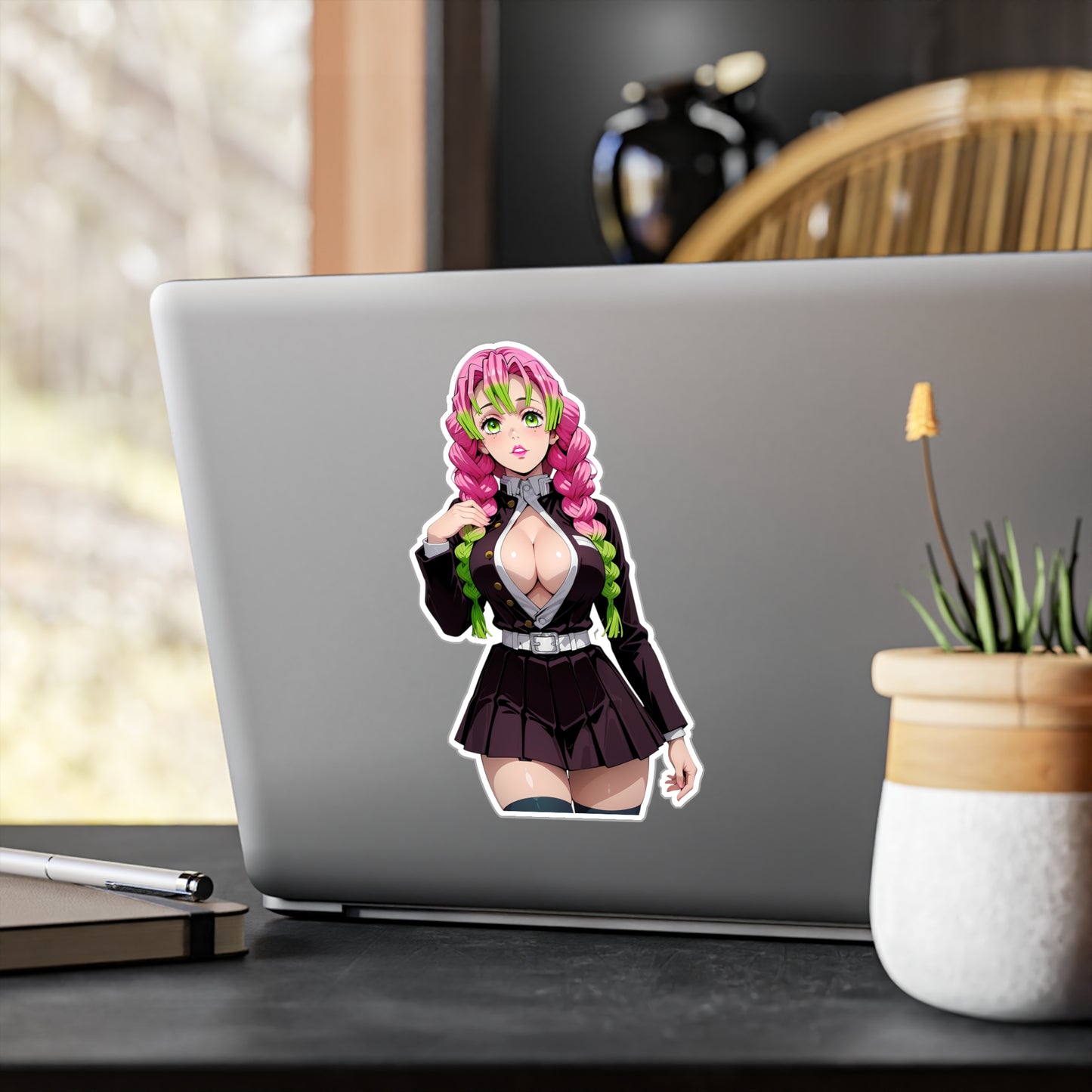 Mitsuri Kanroji002 - Demon Slayer Waifu - Kiss-Cut Vinyl Decals