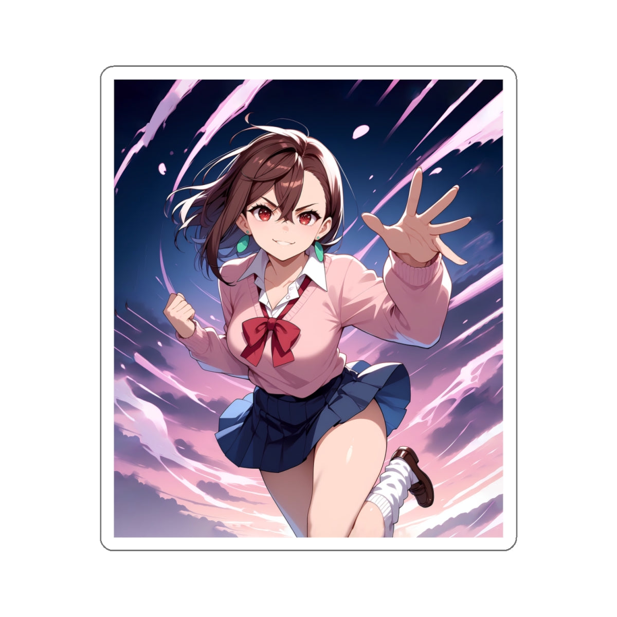 Momo Ayase - Anime Stickers-1180 - Kiss-Cut Stickers