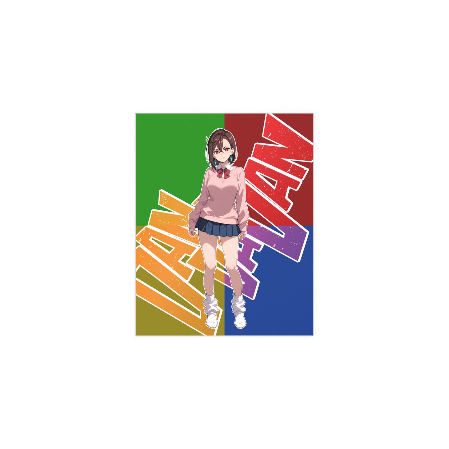 Momo Ayase - DanDaDan - Indoor and Outdoor Silk Posters
